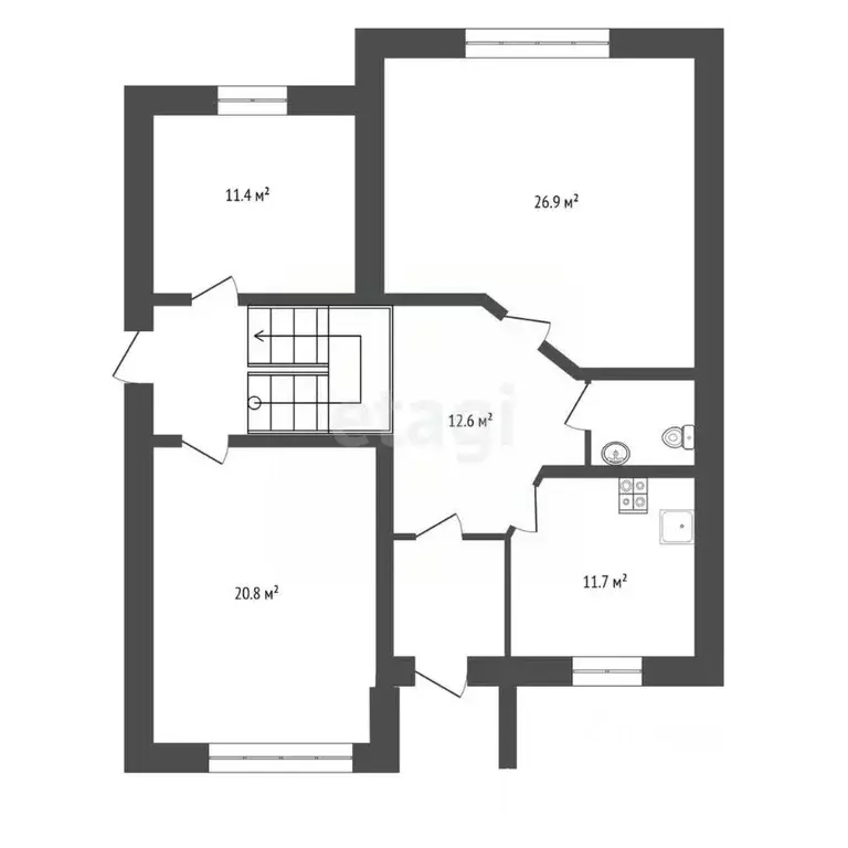 Дом в Воронежская область, Воронеж Задонье жилмассив, 3-й кв-л,  (375 ... - Фото 2