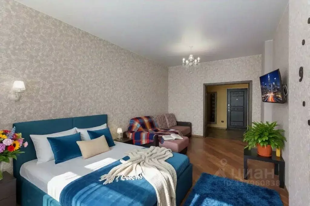 1-к кв. Тюменская область, Тюмень ул. Малыгина, 90 (50.0 м) - Фото 1