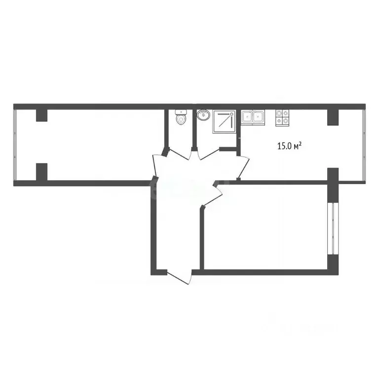 2-к кв. Ставропольский край, Пятигорск ул. Нежнова (75.0 м) - Фото 2