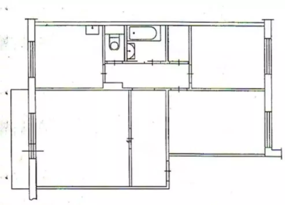 3-комнатная квартира: Пермь, Парковый проспект, 5 (65.6 м) - Фото 0
