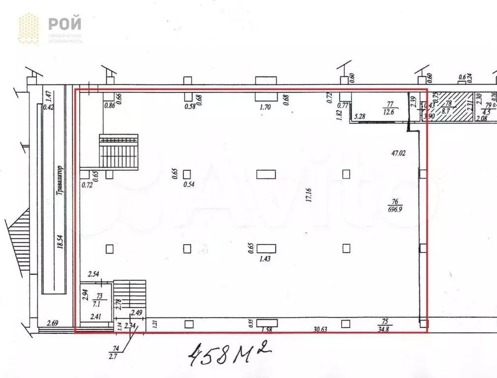 Помещение 458 кв.м. Менделеева 137 трк Иремель - Фото 0