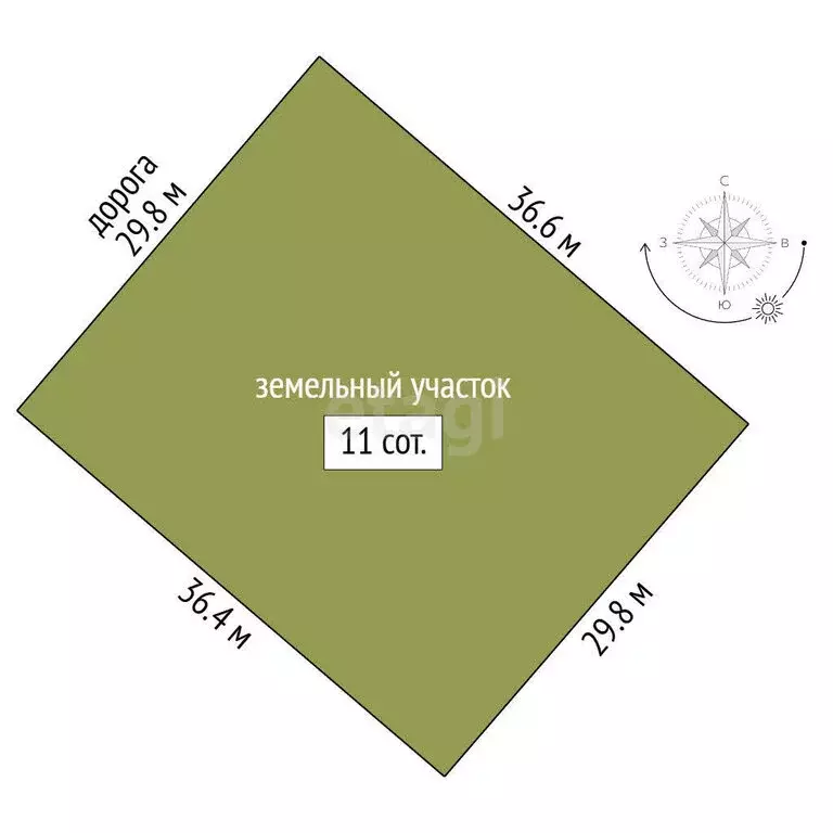 Участок в Тобольск, Дубравная улица (11 м) - Фото 1