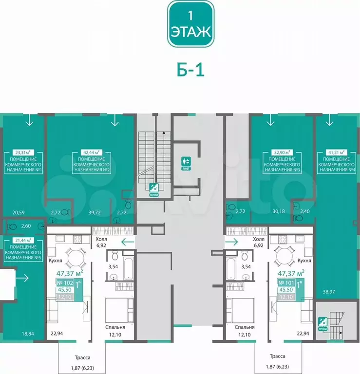 Продам помещение свободного назначения, 32.9 м - Фото 1