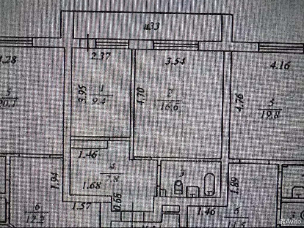 1-к кв. Бурятия, Улан-Удэ 110-й мкр, 3В (37.0 м) - Фото 0