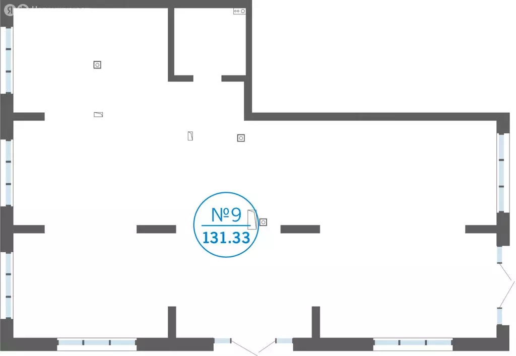 Помещение свободного назначения (131.33 м) - Фото 1