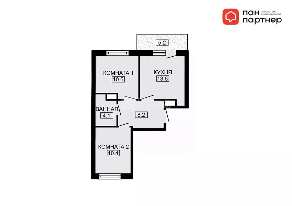 2-к кв. Ленинградская область, Кудрово г. Всеволожский район, ... - Фото 2