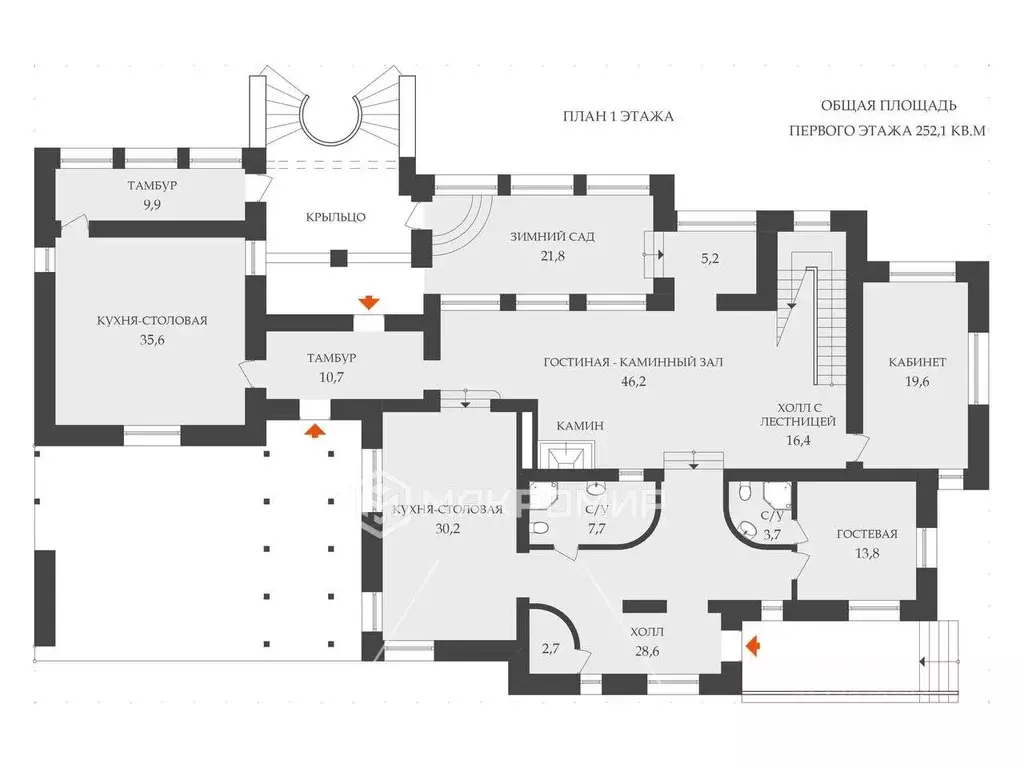 Дом в Ленинградская область, Выборг ул. Героев, 40 (650 м) - Фото 1
