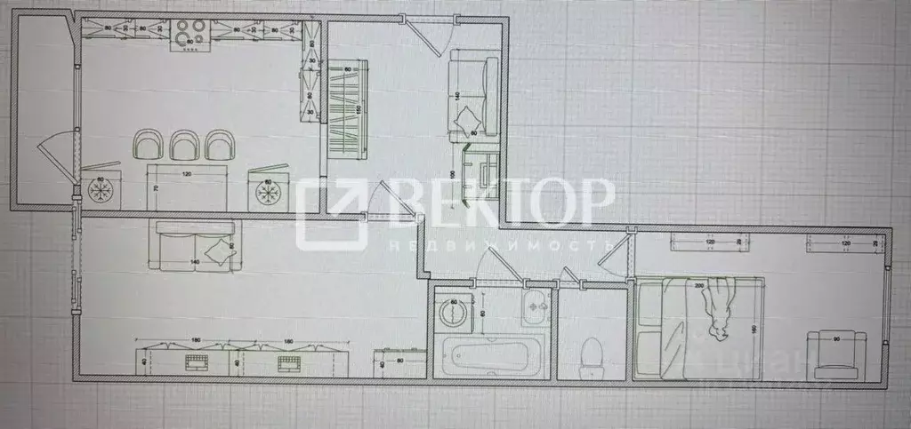 2-к кв. Костромская область, Костромской район, Апраксинское с/пос, ... - Фото 2