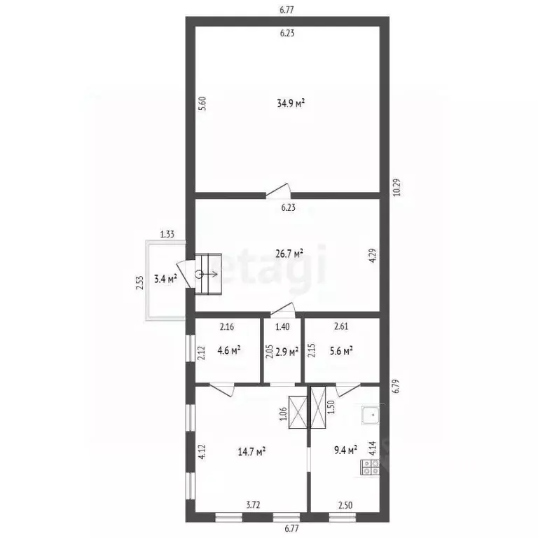 Участок в Марий Эл, Медведевский район, Шойбулакское с/пос, д. Тумер ... - Фото 2