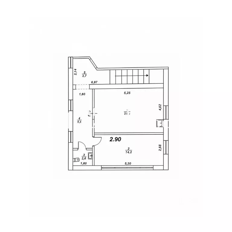 4-к кв. Тверская область, Тверь ул. Андрея Дементьева, 26 (123.6 м) - Фото 2