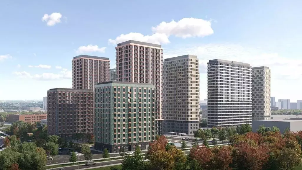 2-к кв. Московская область, Красногорск Квартал Строгино жилой ... - Фото 0