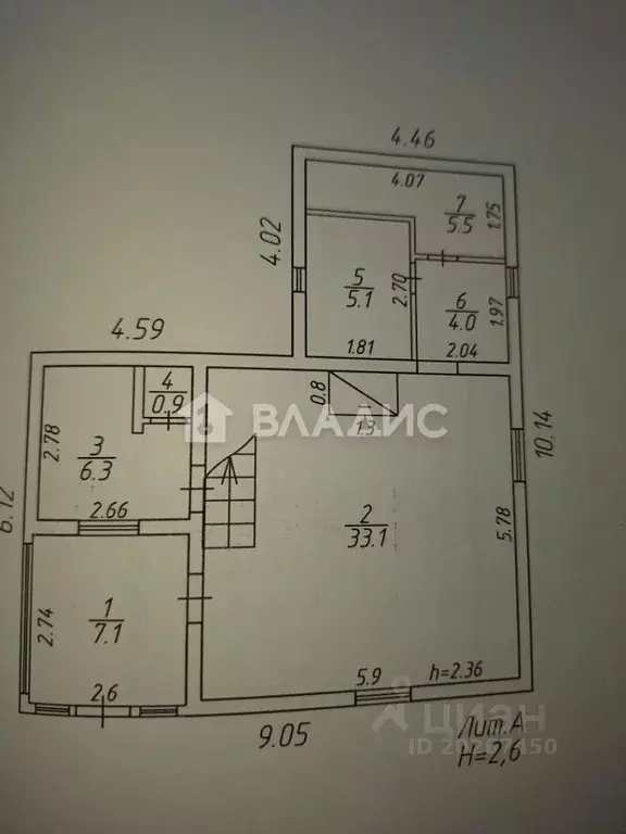 Дом в Калужская область, Калуга Рабочий садовод СНТ, 1-й кв-л,  (105 ... - Фото 2