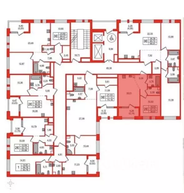 1-к кв. Санкт-Петербург ул. Коли Томчака, 21У (39.87 м) - Фото 2