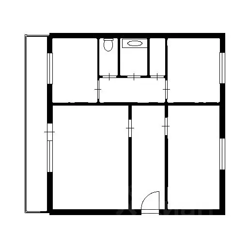 3-к кв. Свердловская область, Нижний Тагил Вогульская ул., 54 (82.6 м) - Фото 2