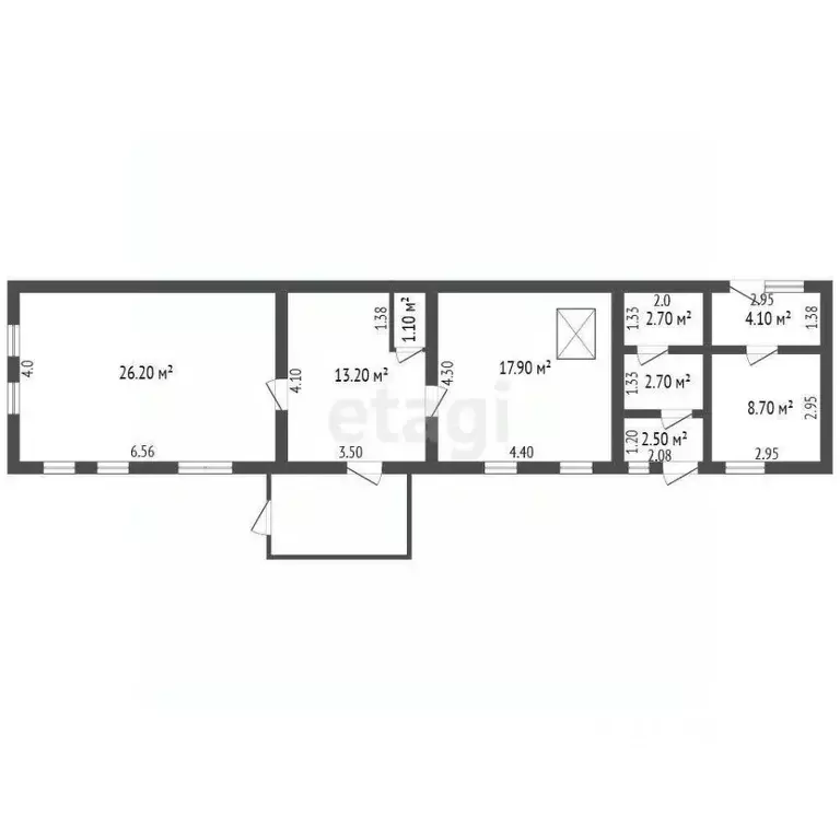 Дом в Оренбургская область, Соль-Илецк Ленинградская ул., 69 (79 м) - Фото 2