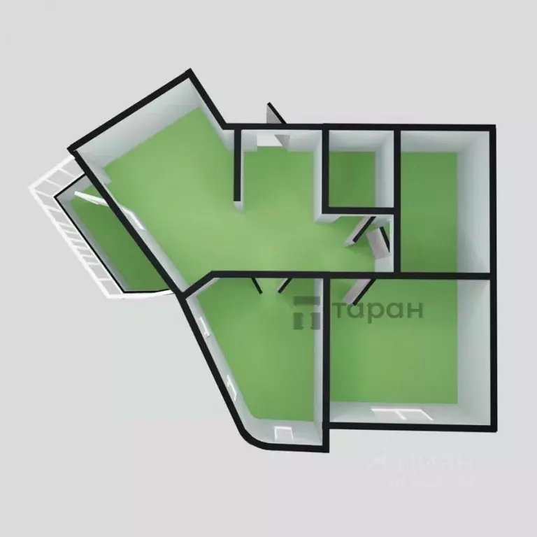 2-к кв. Челябинская область, Челябинск Загородная ул., 18 (77.6 м) - Фото 2