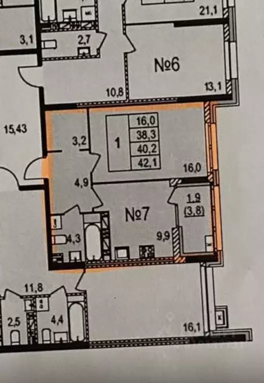 1-к кв. Ярославская область, Ярославль ул. Лисицына, 6В (40.2 м) - Фото 1