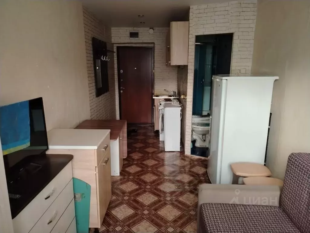Студия Красноярский край, Красноярск Аэровокзальная ул., 8Д (14.0 м) - Фото 0