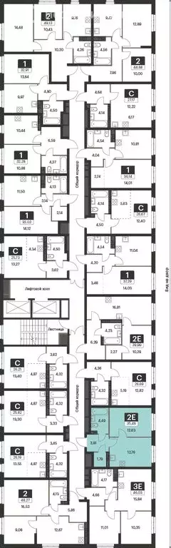 1-комнатная квартира: Екатеринбург, ЖК Спутник-1 (35.3 м) - Фото 1