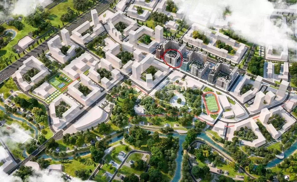 2-к кв. Москва № 23 кв-л,  (52.0 м) - Фото 1