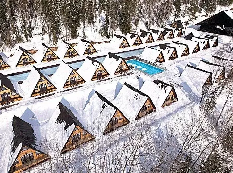 Дом в Алтай, Турочакский район, Телецкого горнолыжного курорта ... - Фото 1