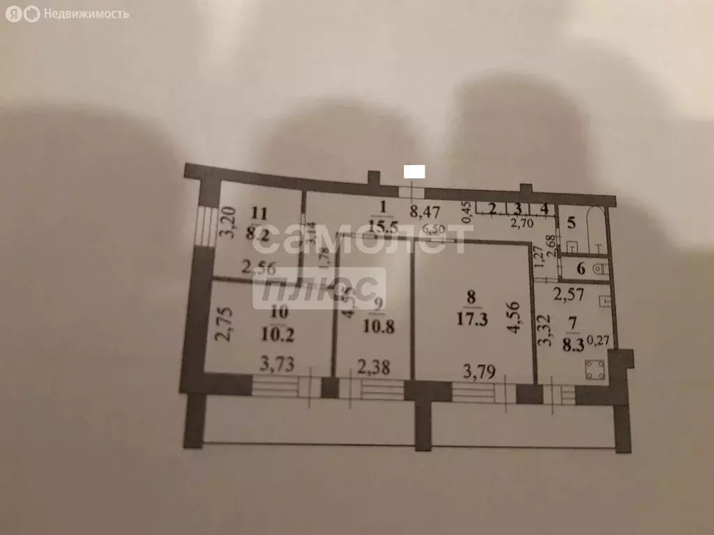 4-комнатная квартира: Липецк, Авиационная улица, 33 (75.1 м) - Фото 2