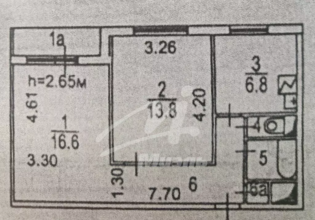 2-к кв. Москва Ясеневая ул., 34 (47.5 м) - Фото 1