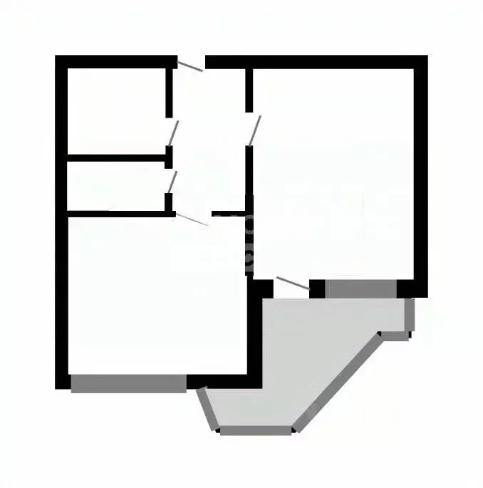 1-к кв. Московская область, Балашиха Ольгино мкр, ул. Главная, 2 (34.1 ... - Фото 2