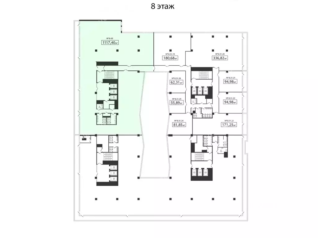 Офис в Санкт-Петербург Левашовский просп., 15 (1117 м) - Фото 2