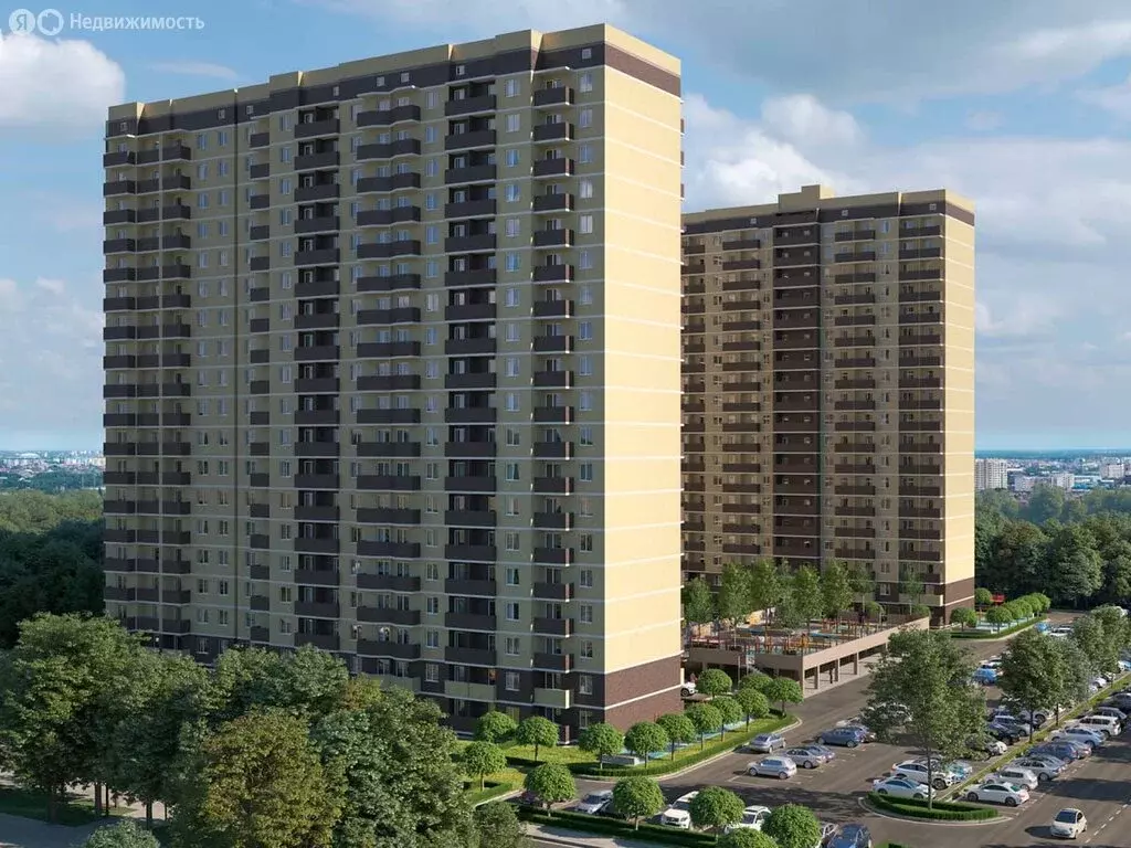 Квартира-студия: Краснодар, Дубравная улица, 1 (33.7 м) - Фото 2