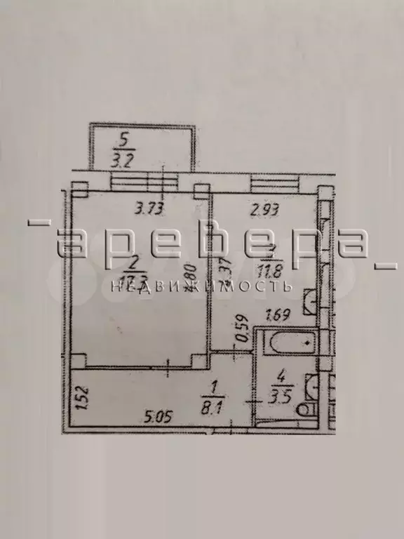 1-к. квартира, 40,7 м, 4/9 эт. - Фото 0
