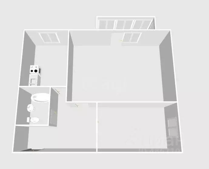 2-к кв. Сахалинская область, Холмск ул. Победы, 26 (43.4 м) - Фото 2