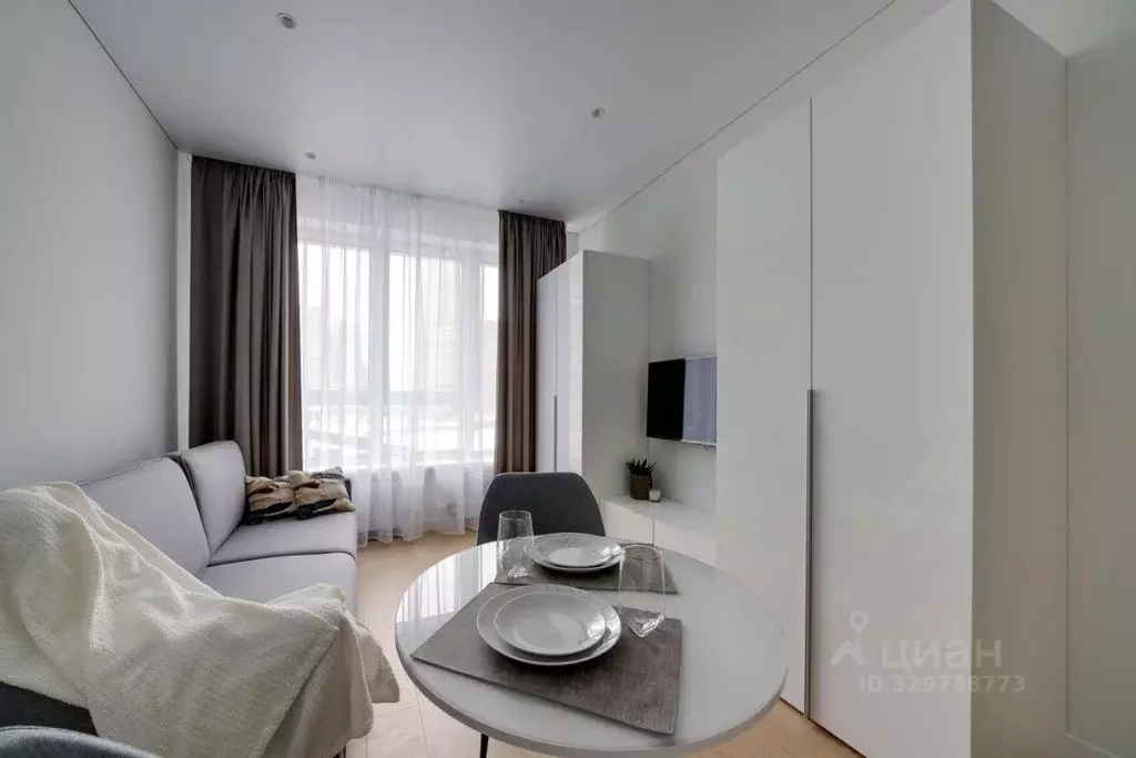 Студия Москва Шелепихинская наб., 34к4 (24.0 м) - Фото 1