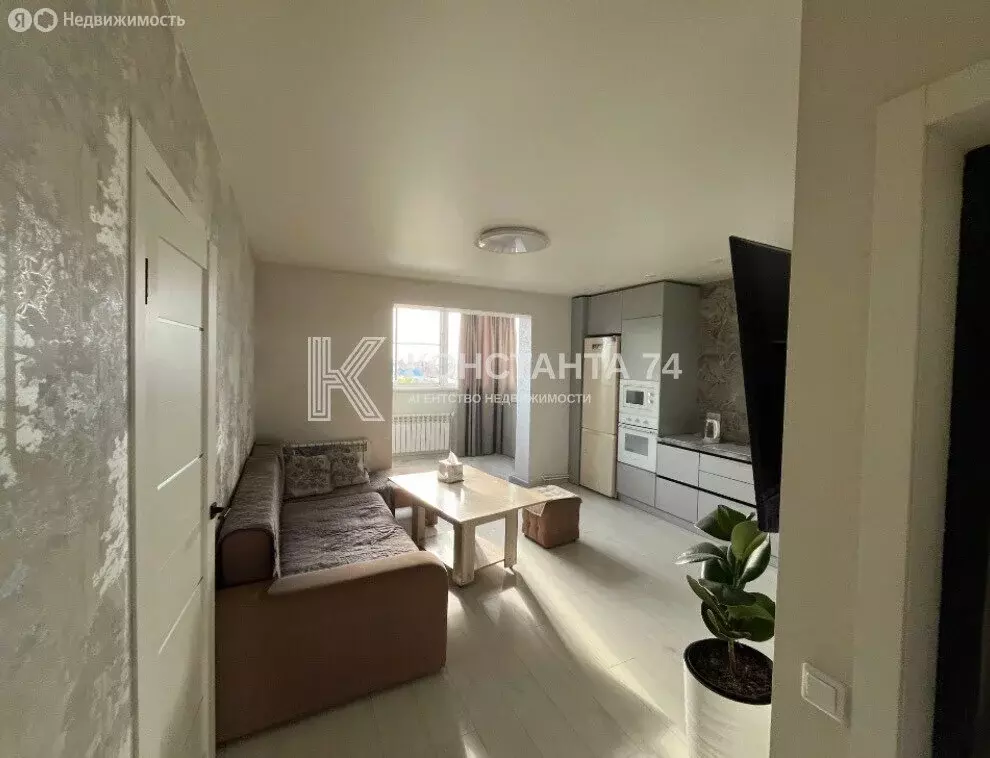 1-комнатная квартира: Чебаркуль, улица Крылова, 85 (41.4 м) - Фото 2
