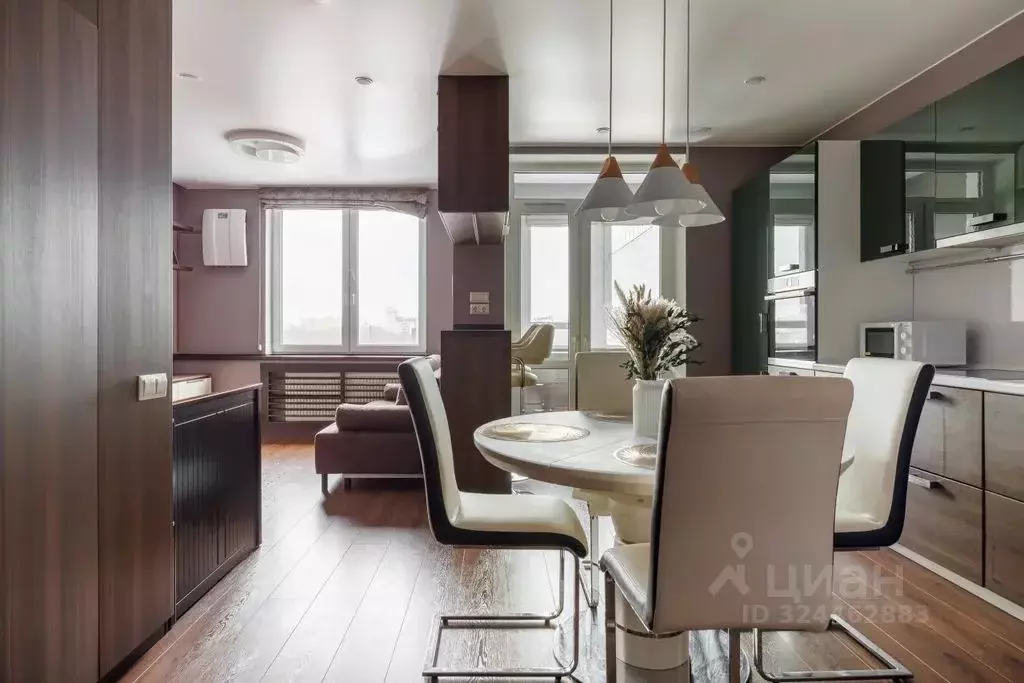 2-к кв. Санкт-Петербург наб. Реки Смоленки, 3к2 (66.0 м) - Фото 1