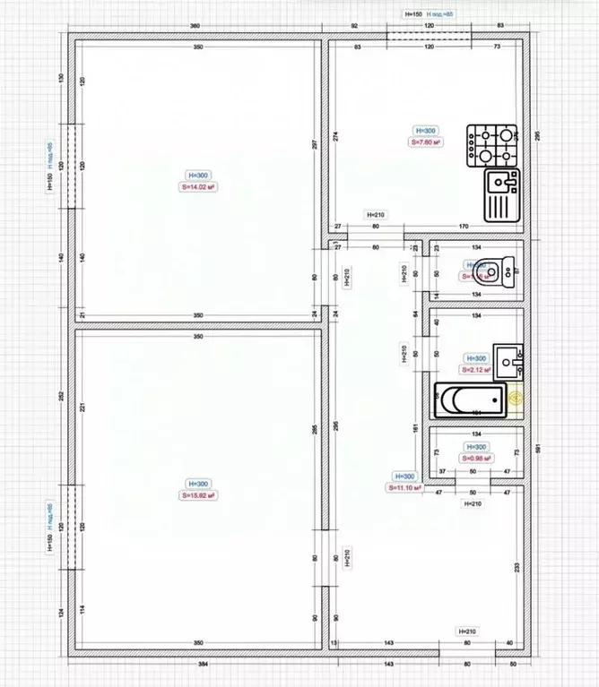 2-к кв. Тульская область, Новомосковск ул. Свердлова, 28 (51.7 м) - Фото 2