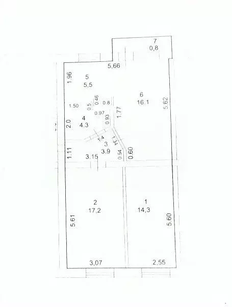 3-к кв. Башкортостан, Ишимбай Стахановская ул., 38 (64.0 м) - Фото 1