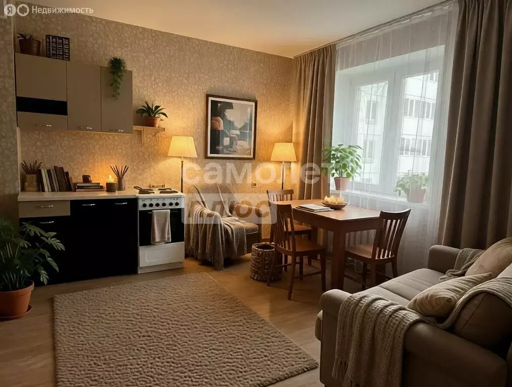 Квартира-студия: Омск, 28-я Северная улица, 22А/1 (40.9 м) - Фото 1