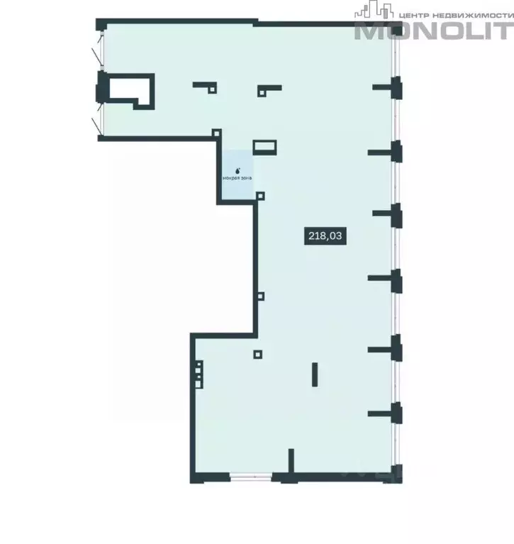 Торговая площадь в Свердловская область, Екатеринбург ул. Монтерская, ... - Фото 2