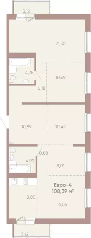 5-к кв. Иркутская область, Иркутск Советская ул., 109/3 (108.39 м) - Фото 0