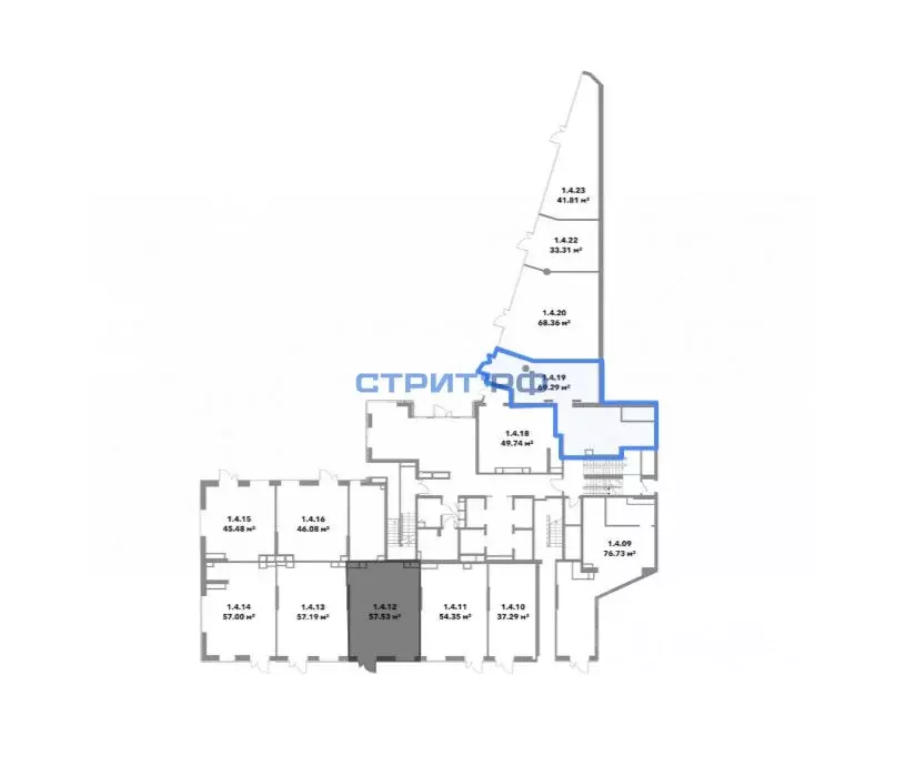 Помещение свободного назначения в Москва Востряковское ш., 7с3 (69 м) - Фото 2