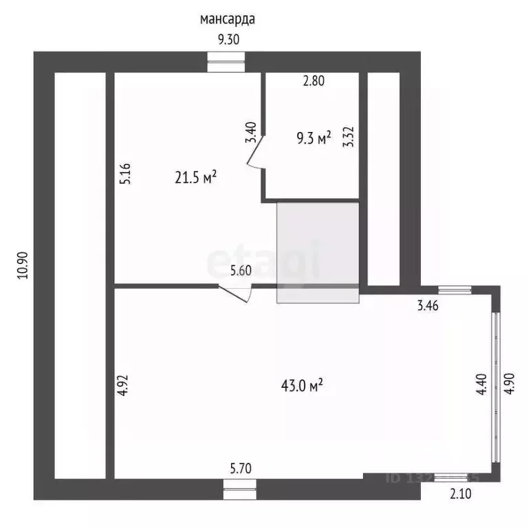 Дом в Челябинская область, Миасс пер. Центральный, 8 (162 м) - Фото 1