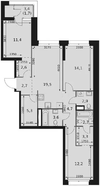 Продается 3-комнатная квартира - Фото 1