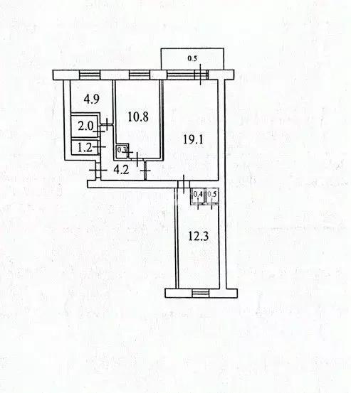 3-к кв. Приморский край, Находка ул. Пирогова, 46 (55.7 м) - Фото 2