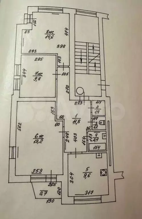 3-к. квартира, 70,7 м, 4/6 эт. - Фото 0