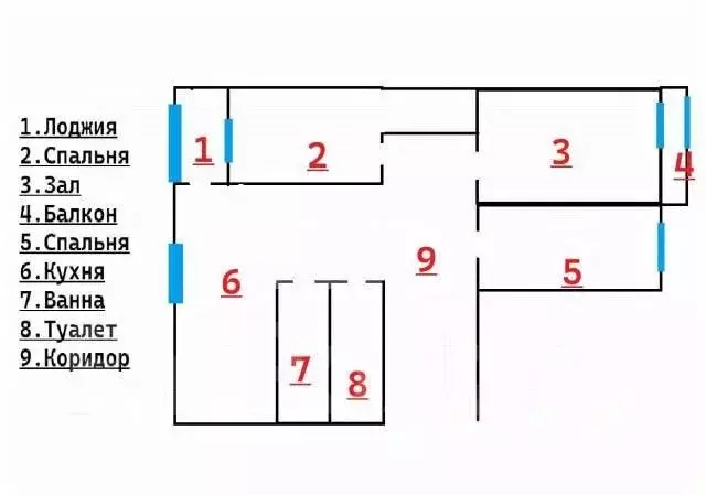 3-к кв. Приморский край, Владивосток Океанский просп., 110 (66.3 м) - Фото 1