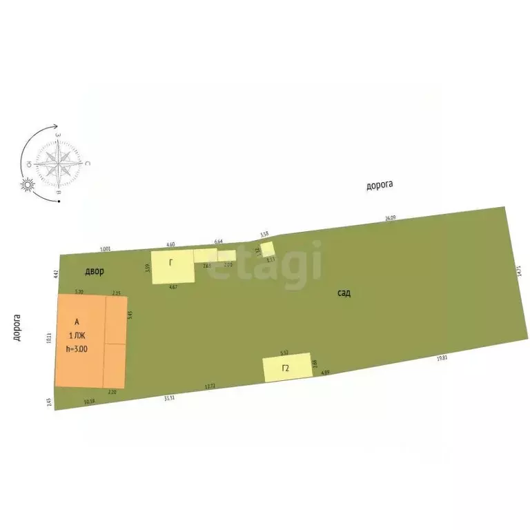 Дом в Воронежская область, Поворино Ленинская ул., 4 (37 м) - Фото 1