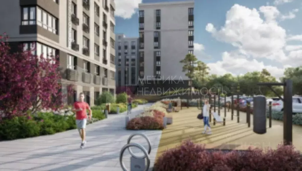 2-к кв. Тюменская область, Тюмень ул. Братьев Бондаревых, 1 (65.0 м) - Фото 1