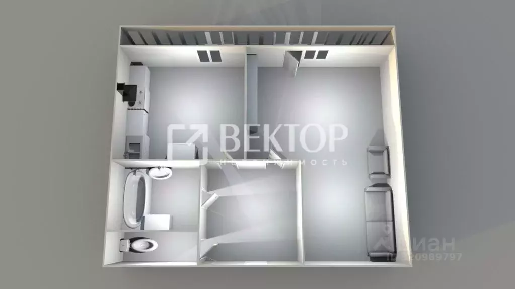 1-к кв. Костромская область, Кострома Паново мкр, 11 (33.9 м) - Фото 1