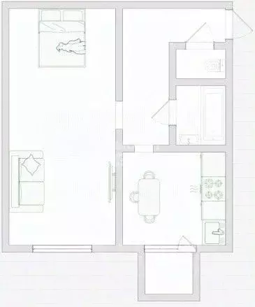 1-к кв. Омская область, Омск ул. 20 лет РККА, 5к2 (35.2 м) - Фото 2